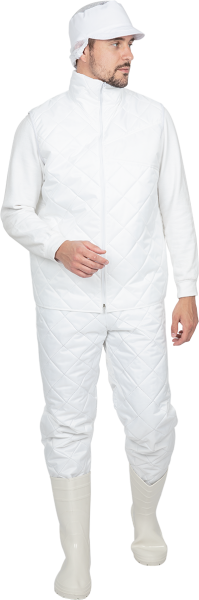 Жилет АПРЕЛЬ зимний (белый)