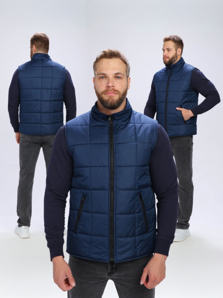 Жилет ОФИС зимний (т.синий)