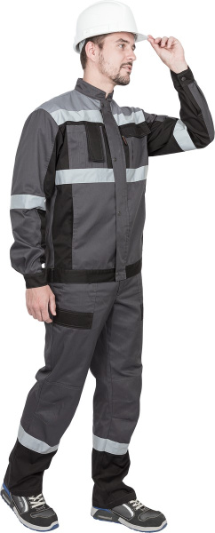 Костюм ГРАНИТ НЕО с ПК (серый/черный)
