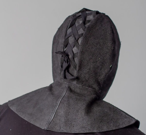 Подшлемник спилковый (чёрный)