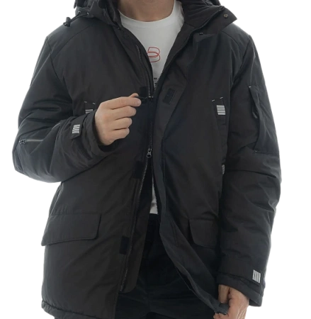 Парка Brodeks KW 204 зимняя (черный)