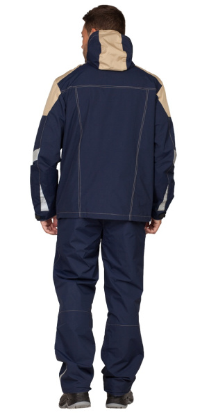 Куртка-штормовка РЕСПЕКТ (т.синий/бежевый)