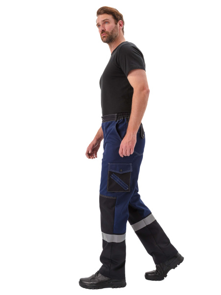 Костюм ВОЛГАРЬ с БР (т.синий/черный)