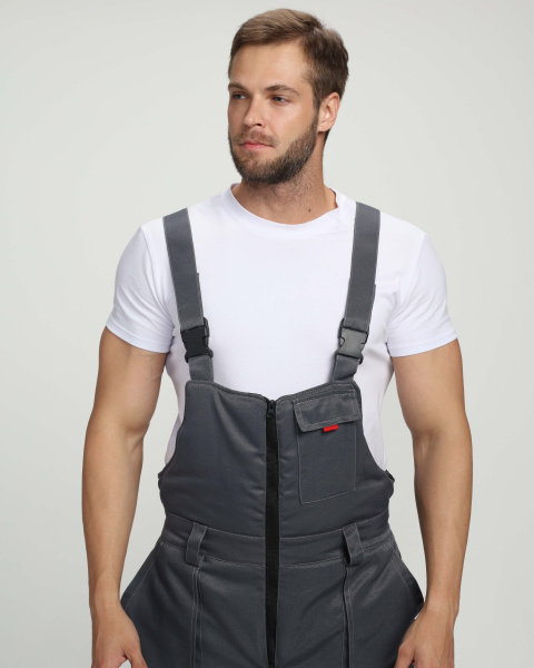 Костюм ФЛОФТ-2 NEW зимний с ПК (т.серый/св.серый)