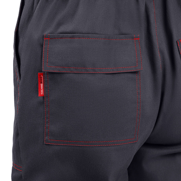 Костюм ВОЛГА с ПК (т.серый/красный)