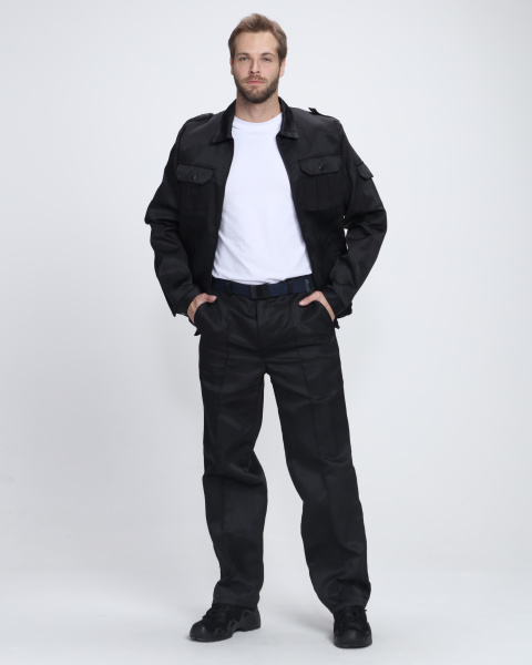 Костюм ДОЗОР с БР (черный)