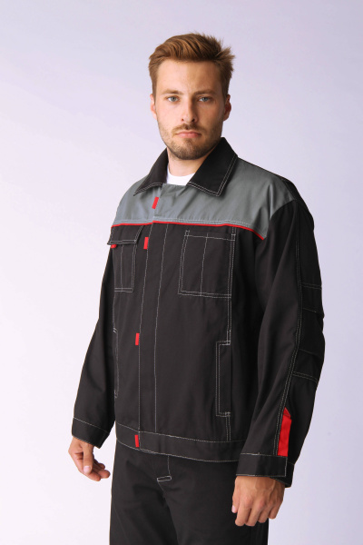 Костюм ФЛАГМАН-ФАВОРИТ-1 с БР (т.серый/серый)