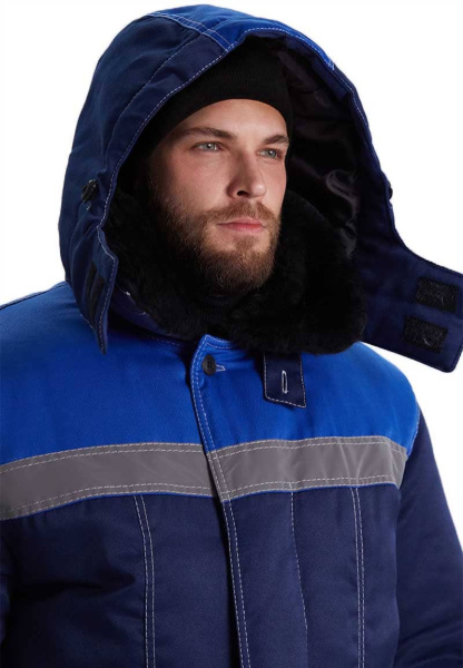 Костюм ВЬЮГА зимний с ПК (т.синий/василек)