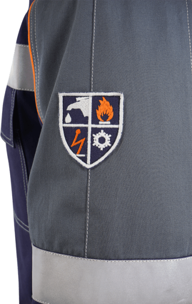 Костюм МЕГАСТАТОЙЛ зимний с ПК (т.синий/серый/оранж)