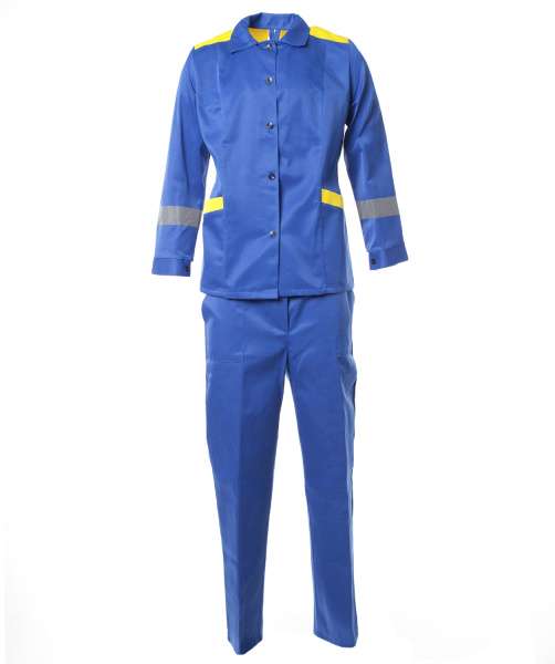 Костюм ДЮЙМОВОЧКА женский СОП с БР (василек/желтый)