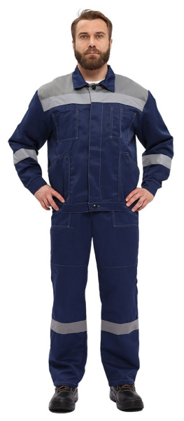 Костюм ЛЕГИОН с ПК (т.синий/серый)