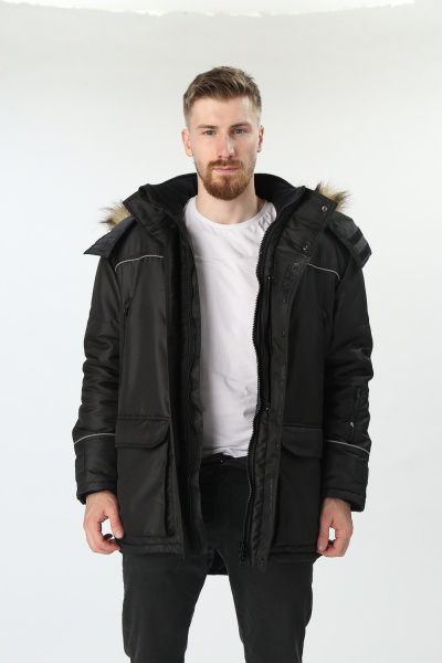 Куртка АЛЯСКА-ЛЮКС зимняя (черный)