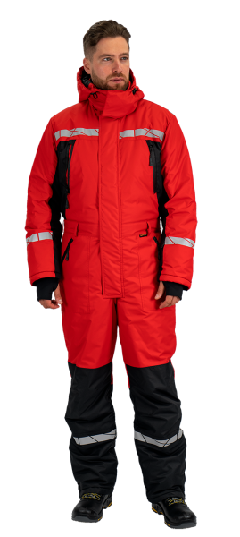 Комбинезон ПИЛОТ зимний (красный/черный)