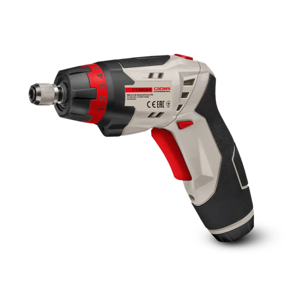 Аккумуляторный шуруповерт CROWN CT22024 MC 3,6В Li-ion 1,5Ач 0-200об/мин