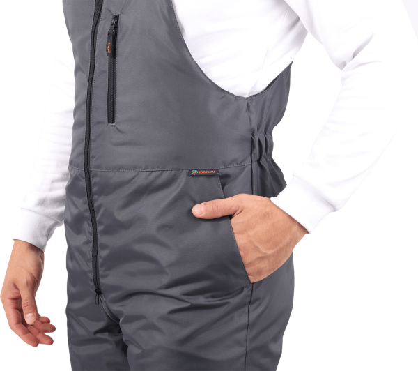 Костюм РОУД зимний с ПК (т.серый/красный)