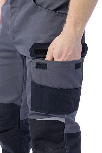 Брюки Brodeks KS 302 (серый/черный)