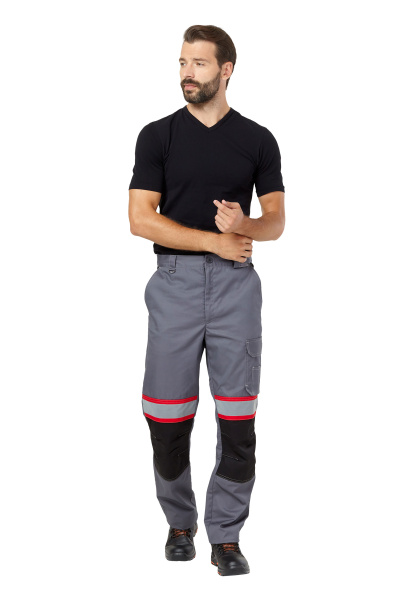 Костюм ПАМИР с БР (серый/черный/красный)