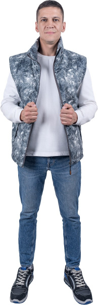 Жилет САТУРН зимний (серый)