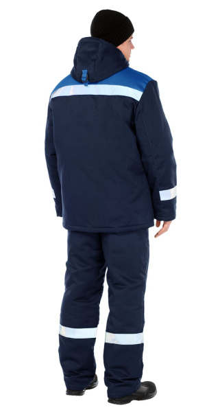 Костюм ТИМБЕР зимний с БР (синий/васильковый)