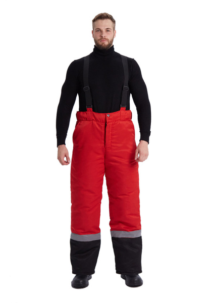 Костюм ЗИМНИК зимний с БР (красный/черный)