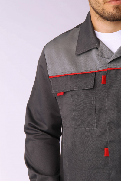 Костюм ФЛОФТ-2 с ПК (т.серый/серый)