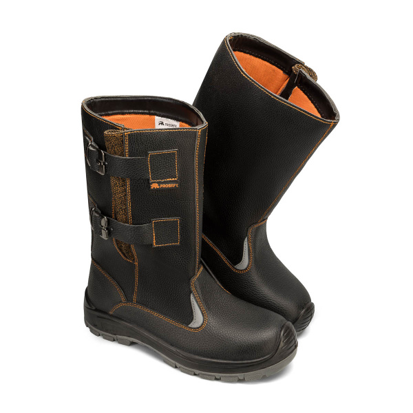 Сапоги 8719ТКВ ПУ/ТПУ и КП и КС (черный)