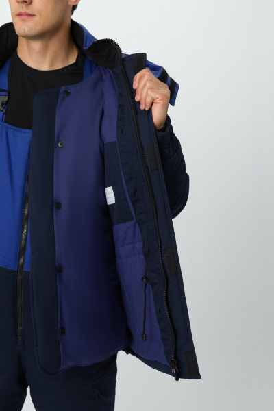 Костюм ЭКСПЕРТ-АНТИСТАТ МВО зимний с ПК (т.синий/васильковый)