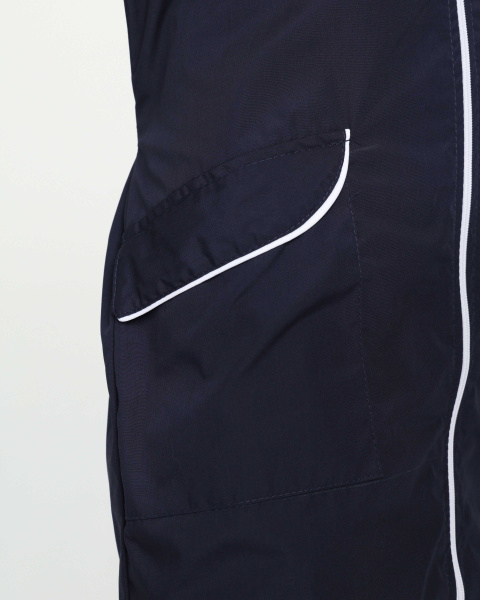 Халат СТЕЛЛА женский (т.синий/белый)