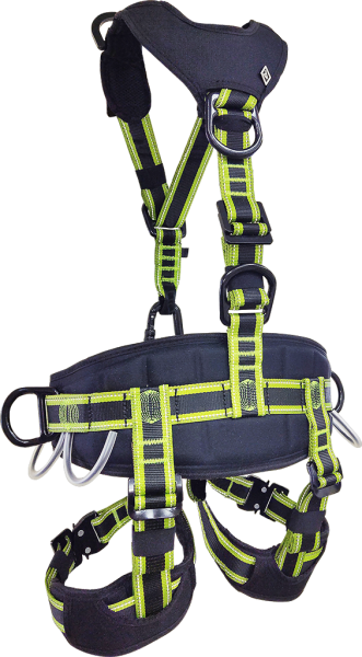 Страховочная привязь СП-10 PREMIUM ЛАЙТ с алюминиевой фурнитурой