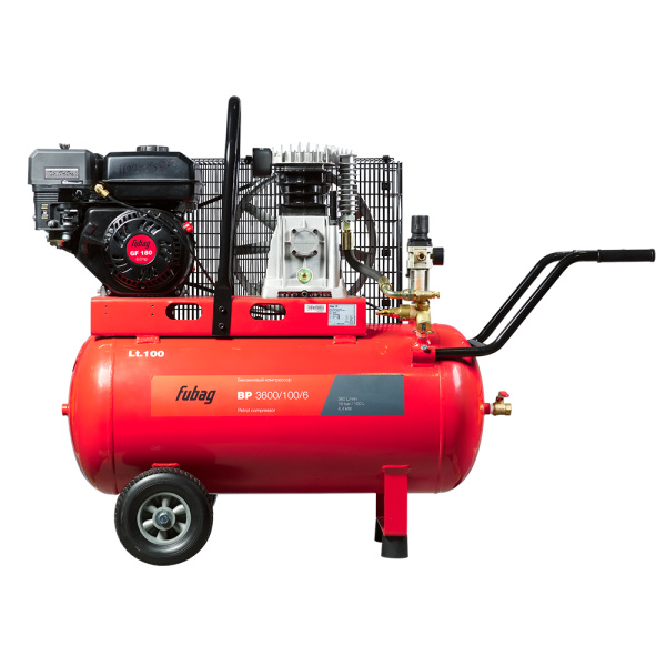 Бензиновый ременной одноступенчатый компрессор FUBAG BP 3600/100