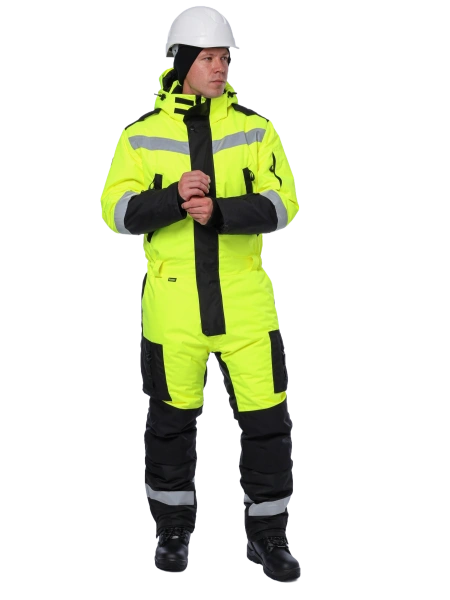 Комбинезон BRODEKS KW 505 зимний (желтый/черный)