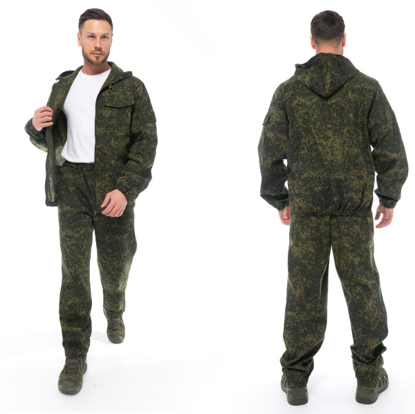 Костюм ПОГРАНИЧНИК с БР (кмф цифра зелёный)