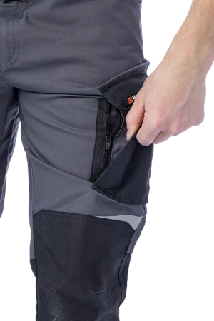 Брюки Brodeks KS 302 (серый/черный)