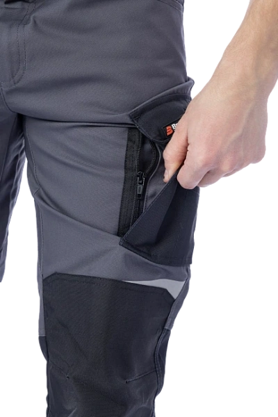 Брюки Brodeks KS 302 (серый/черный)