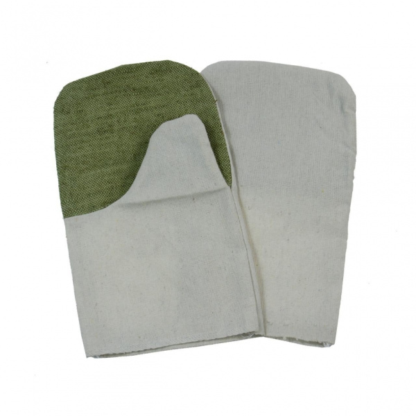 Рукавицы х/б с брезентовым наладонником 240 г/м²