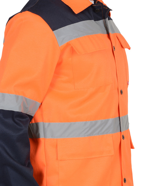 Костюм СИРИУС-МАГИСТРАЛЬ-СПЕЦИАЛИСТ СОП с ПК (оранжевый/синий)