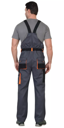 Полукомбинезон СИРИУС-МАНХЕТТЕН стрейч (т.серый)