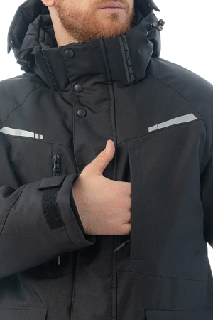 Парка BRODEKS KW 215 зимняя (черный)