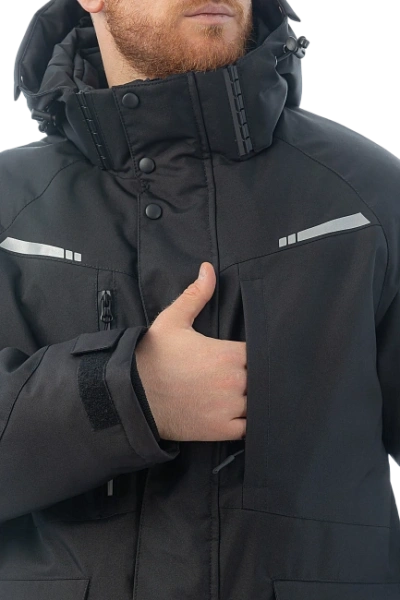 Парка BRODEKS KW 215 зимняя (черный)