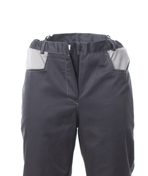 Костюм ВОЛГА женский (т.серый/св.серый)