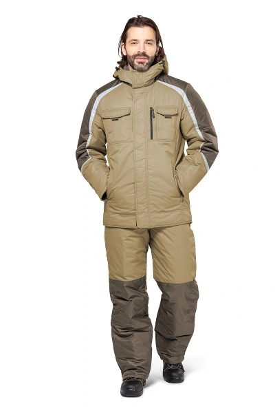 Костюм ФИЛИГИР зимний с БР (бежевый/хаки)