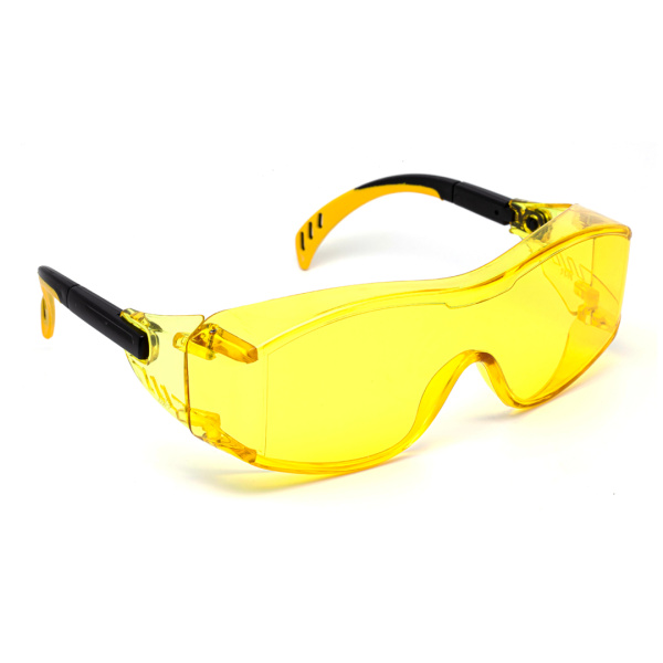 Очки ПРАКТИК защитные открытые поликарбонатные (желтый)