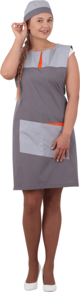 Униформа ГРАНЬ (серый/оранжевый)