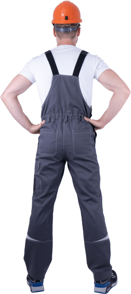 Полукомбинезон ТУРБО SAFETY (серый/т.серый)