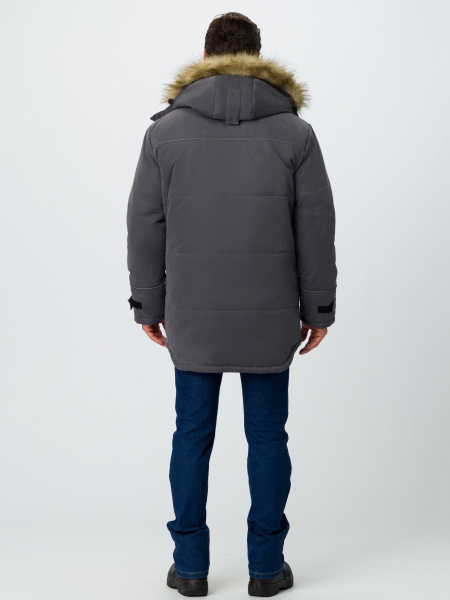 Куртка АЛЯСКА-ЛЮКС зимняя (серый)