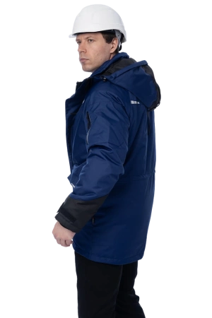 Парка BRODEKS KW 215 зимняя (синий)