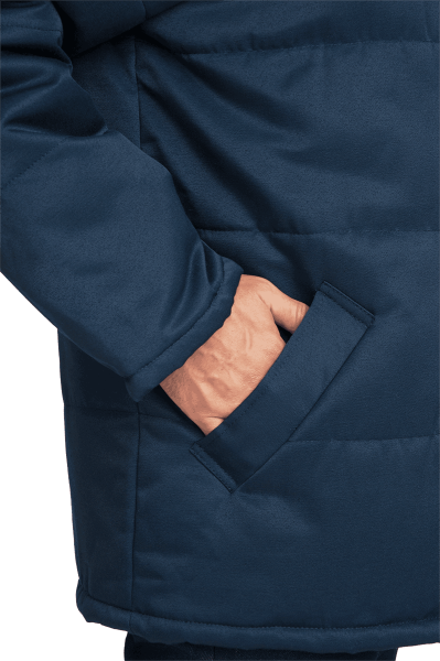 Куртка ЕВРОТЕЛОГРЕЙКА зимняя (т.синий)