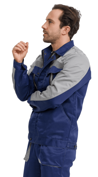 Костюм RONTA KS818 с ПК (т.синий/серый)