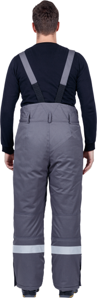 Костюм ЭЛЕКТРОСТОП ТЕРМО ЗЭТВ 62.5 зимний с БР (серый/красный)