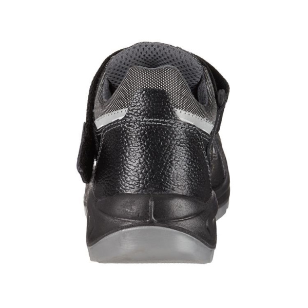 Полуботинки КОРВЕТ-2 ПУ-ТПУ с перфорацией с МП (черный/серый)